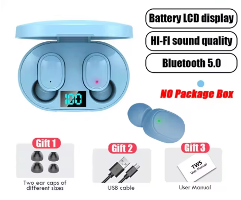 Fone Sem Fio Bluetooth com Sensor LED